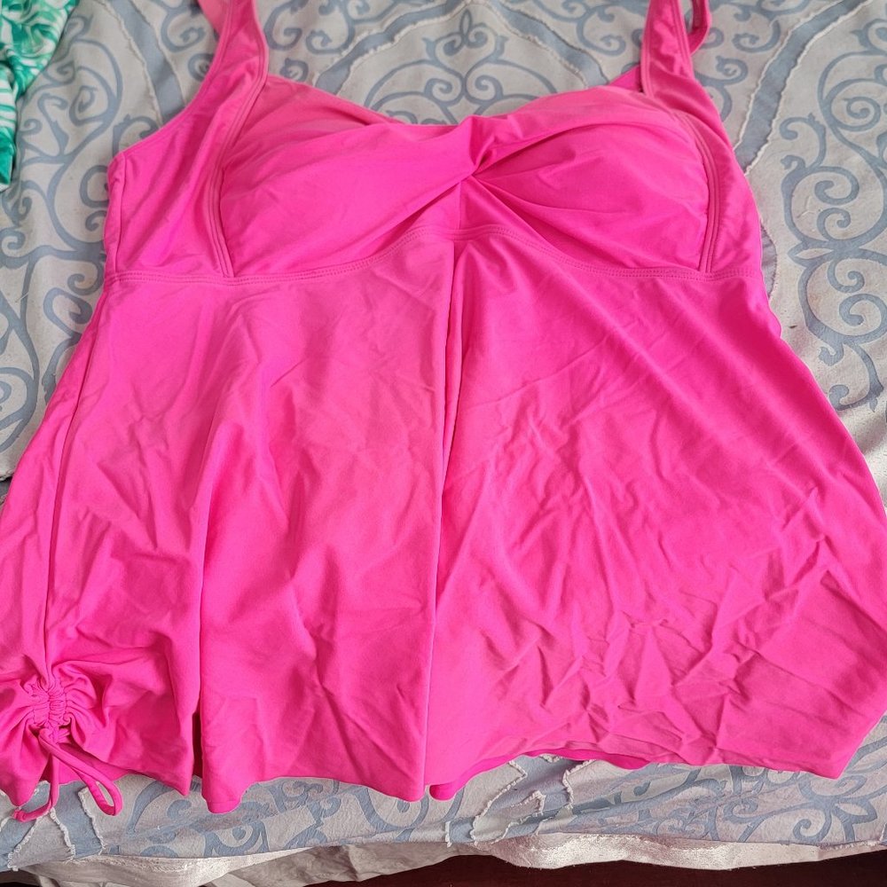 Plus Size Swim Tankini Top